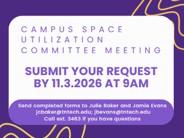 Campus Space Utilization Committee Meeting