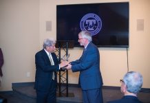 Crawford Alumni Center honors Leonard and Gladys Crawford